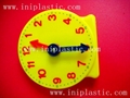 we are a plastic moulded injection factory 4-inch geared clock non geared clock