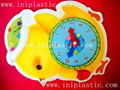 we manufacture plastic learning clock study clock plastic clock geared clocks 