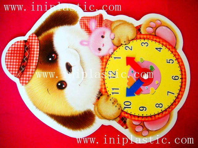  plastic 5-inch  clock study clock plastic clock geared clocks  19