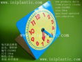 we are a plastic moulded injection teacher clock teaching clock learning clock