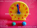 we are a plastic moulded injection factory 4-inch geared clock non geared clock