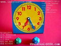 we are a plastic moulded injection teacher clock teaching clock learning clock