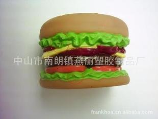 we are a factory making toy hamburger vinyl hamburger simulated hamburger