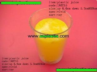 we manufacturing plastic toy orange juice simulated juice toy fruit juice