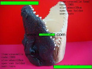 we mianly produce crocodile head can holder vinyl casting toys vinyl figurines