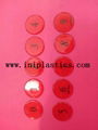 plastic round chips plastic clear round