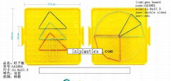 we produce rubber bands  nail boards for geo boards many colours in one pack