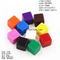 we supply coin cube large hollow cubes large dice big dice with 6 sizes stickers