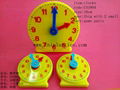 we are a plastic moulded injection factory 4-inch geared clock non geared clock 1