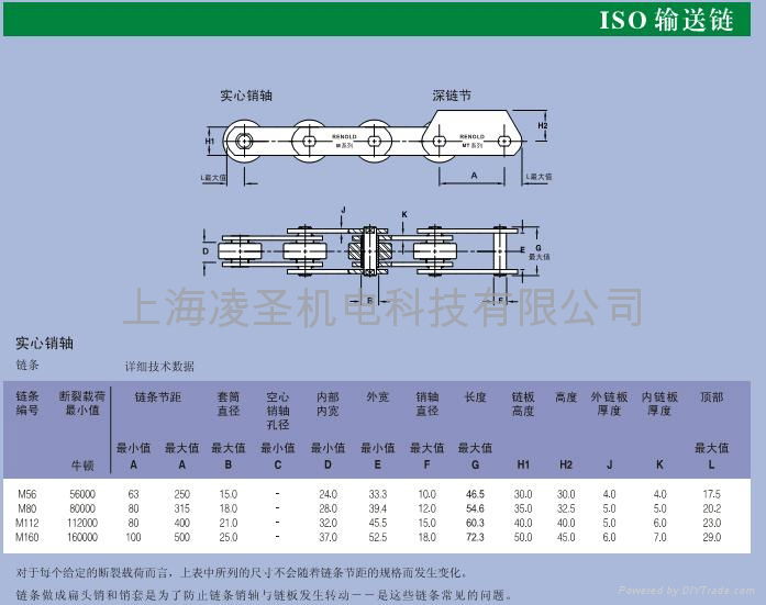 瑞諾德空心銷鏈條