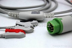 Siemens 3 lead one-piece ECG cable clip