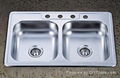 topmount stainless steel sink 1