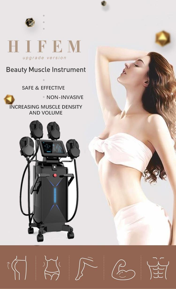 Electro Tesla Magnetic Fat Removal EMS Shaping body sculpting machine 3