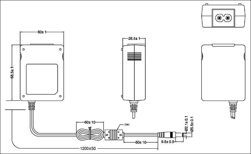 销售12W 桌面式开关电源适配器 2