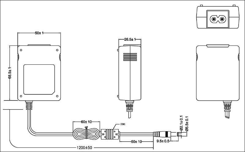 销售12V1.5A 桌面式开关电源适配器 GEO151DA-120150 2