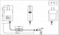 Sell DIRECT PLUG IN 18W Series Switching AC/DC Adapters  (US plug)