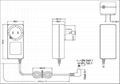 24W美式插頭開關電源適配器 2