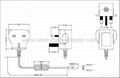 Sell 5V1A England ac adaptor 3