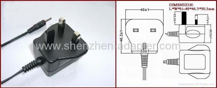 Sell 5V1A England ac adaptor 4