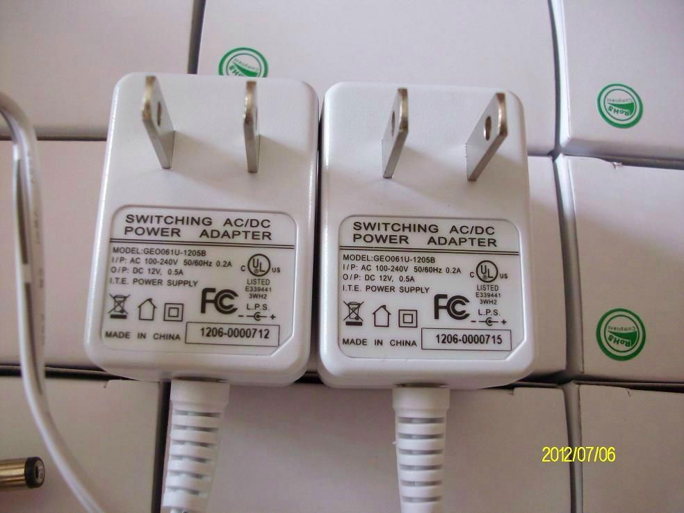 wholesales 12V0.5A Power adapter for led strip light