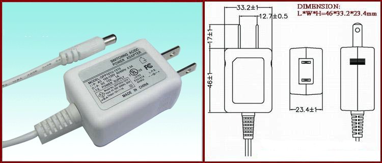 wholesales 12V1A AC adapter for led strip light 2