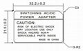 5V2A PSE AC/DC POWER ADAPTER