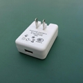 Sell USB Battery charger 5V0.5A Model:GFP051-0505-1(US plug) 7