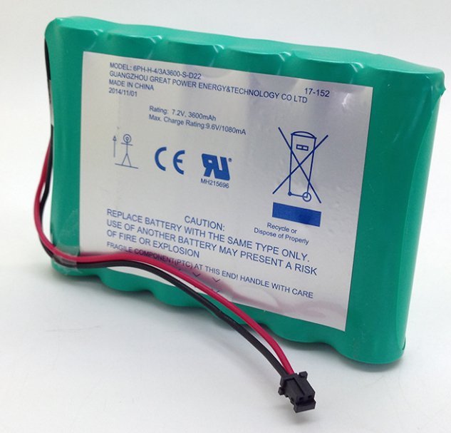 鎳氫4/3A3600mAh充電電池 7.2V電池組 電動工具醫療設備組合電池 2
