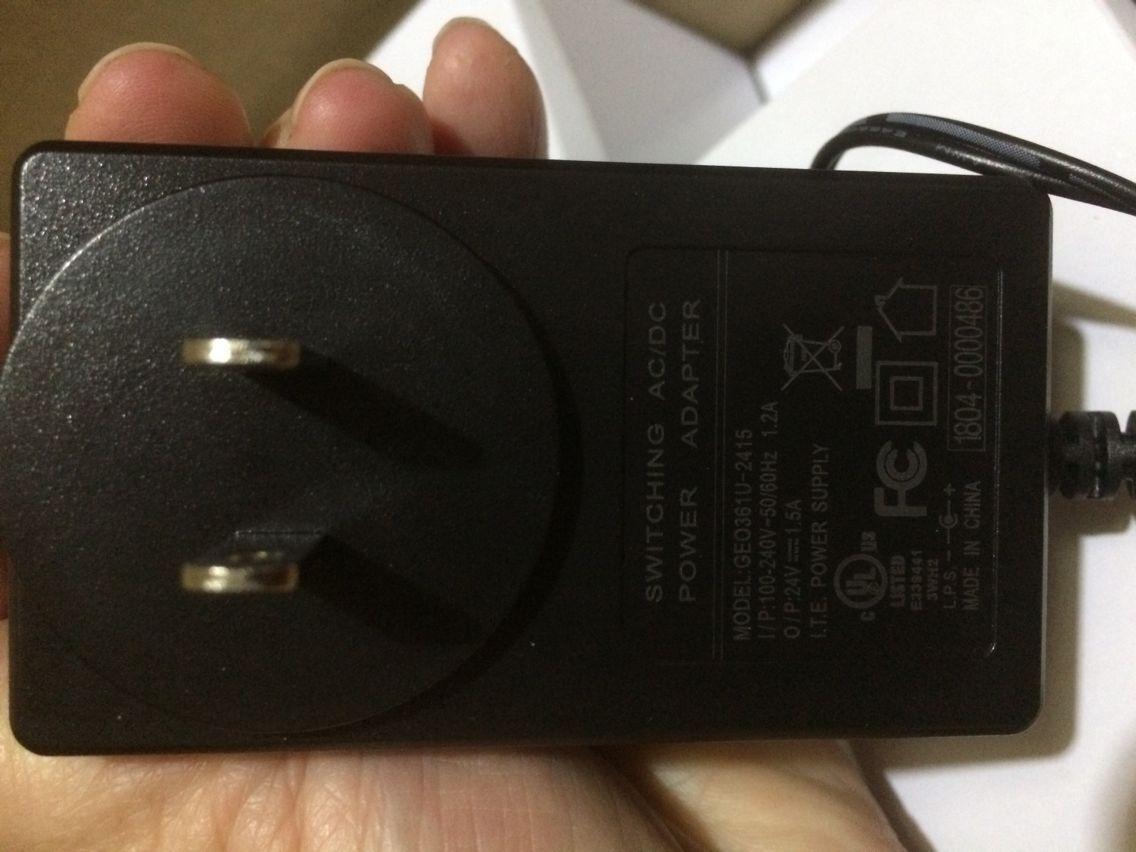 36W Wall power adapter,24V1.5A Wall Mount power supply 2