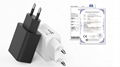 wholesales EU 5V1A, 5V2A USB Wall Charger  adapter,white/black 4