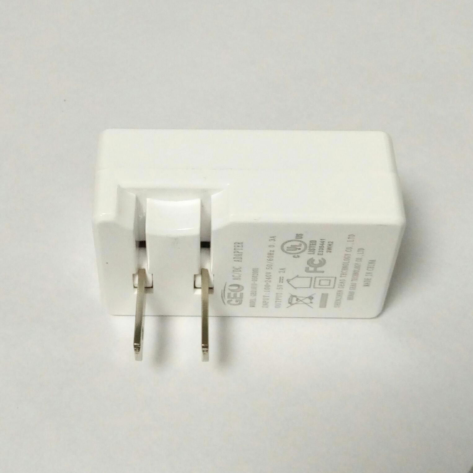 Wholesales 5V2.1A DUAL USB charger,adapter, GEO151U-050200U 4