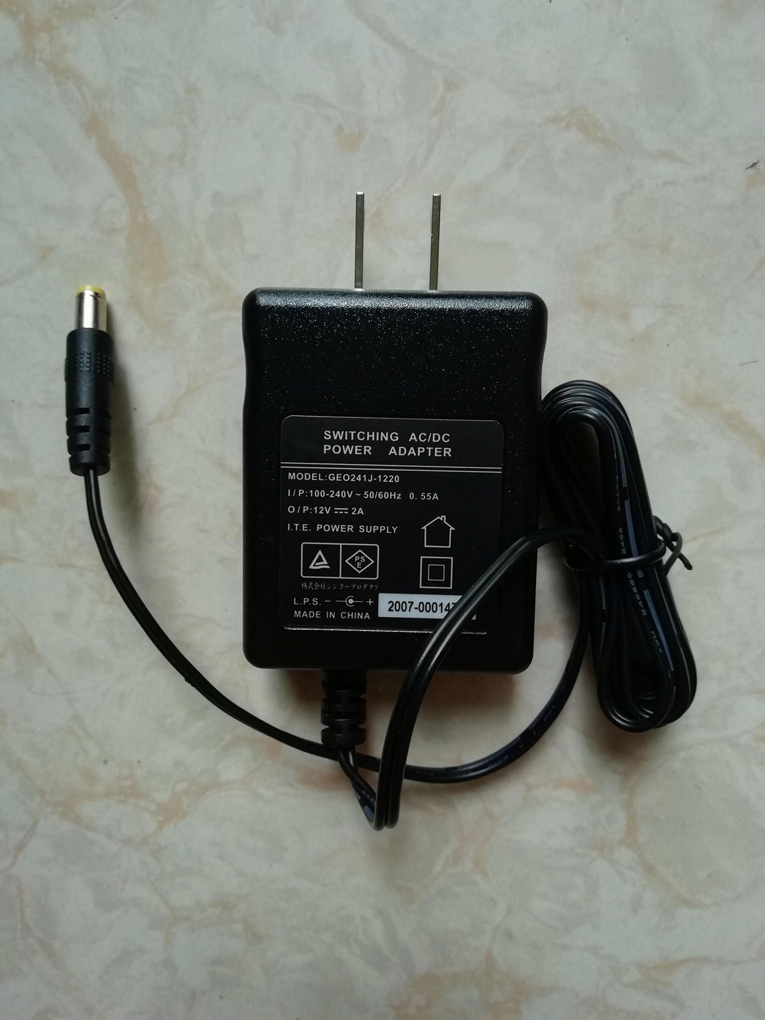 Wholesales GEO241J-1220 12V2A PSE POWER ADAPTERS