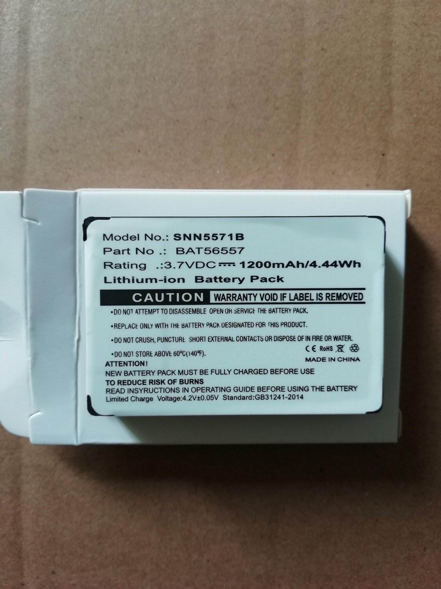 Wholesales Battery of MOTOROLA BAT56557 SNN5571B