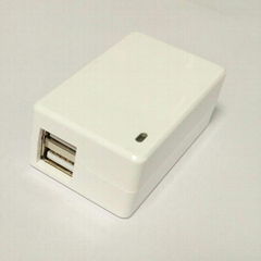 5V2.1A 雙USB充電器 型號GEO101U-050200U