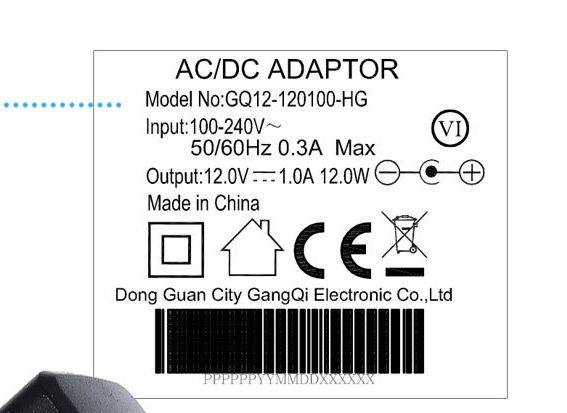 銷售 12V1A 歐規認証電源適配器現貨 GQ12-120100-HU 3