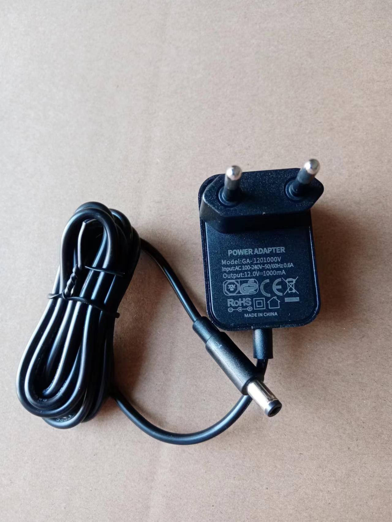 12V1A EU power adapter Model GA-1201000V