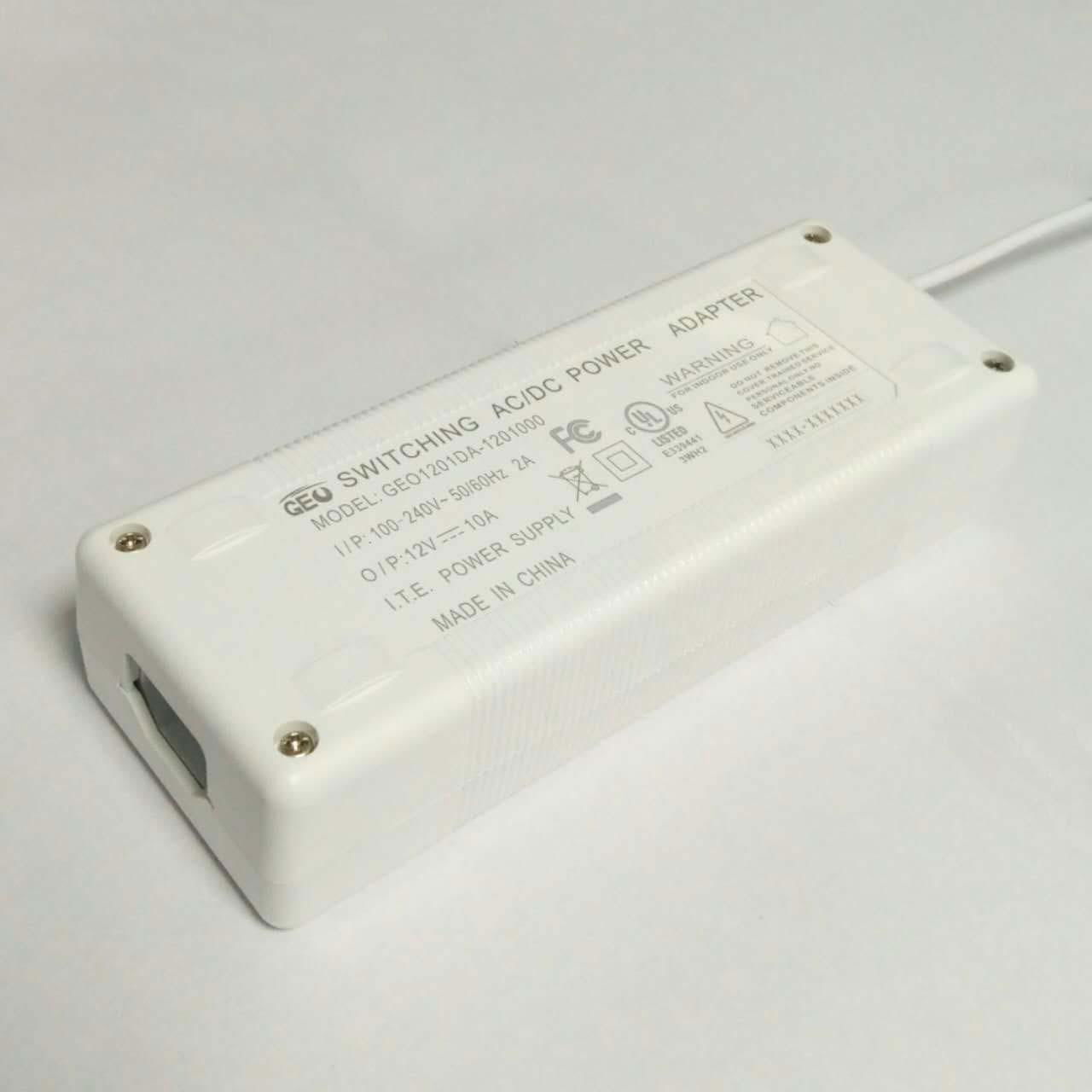 120W POWER SUPPLY 12V10A POWER ADAPTER MODEL GEO1201DA-120100