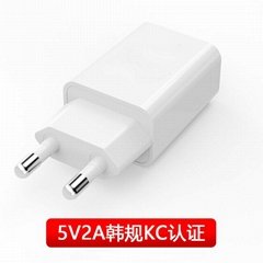 5V2A手机USB充电器 KC韩国高品质充电头