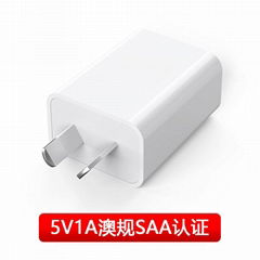 AU POWER ADAPTER GA-0501000 5V1A Charger AC ADAPTER MOQ 100PCS