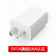 AU POWER ADAPTER GA-0501000 5V1A Charger  AC ADAPTER MOQ 100PCS