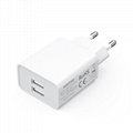 5V2A EU DUAL USB Wall Charger  adapter CE GS Approved 4