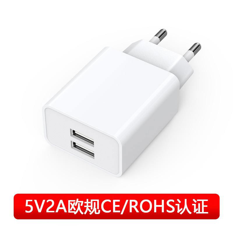 5V2A EU DUAL USB Wall Charger  adapter CE GS Approved 2
