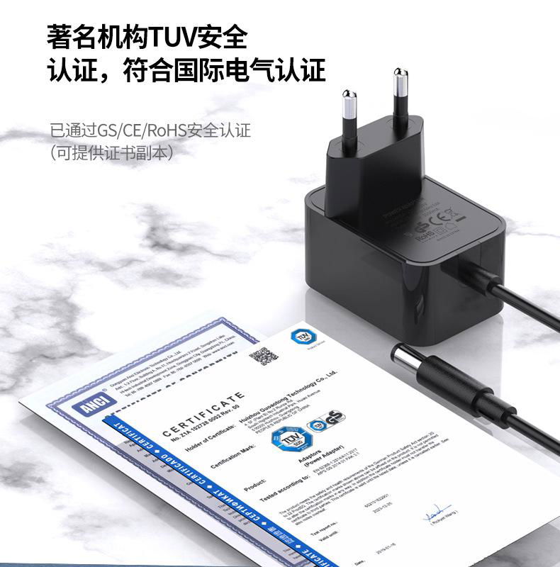  Sell 12V1A EU power supply Model GA-1201000V 4