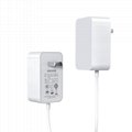 12V3A中規3C認証電源適配器 白色簡約中規CQC認証開關電源適配器 7