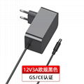 12V3A電源適配器 歐規GS認証 歐盟CE認証高品質白色電源適配器