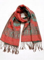 pashmina jacquard scarf 