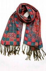 pashmina jacquard scarf 