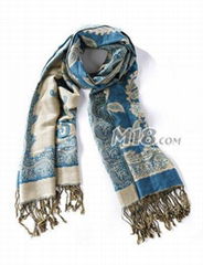 pashmina jacquard scarf 