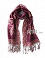 pashmina jacquard scarf