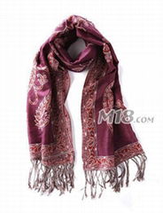 pashmina jacquard scarf 